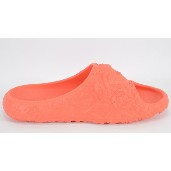 NEW Versace Men\'s BAROQUE MEDUSA Orange Rubber Pool Slides Sandals Size 44 11 main image 5